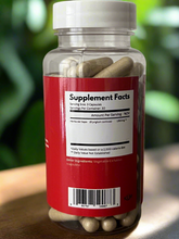 Load image into Gallery viewer, Bottle of 92+ Heart with Herbia Del Sapo capsules with supplement facts label showing 1350mg per serving.