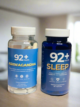 Load image into Gallery viewer, Discover the 92+ Calm & Restore Stress Relief Bundle to reduce stress and enhance relaxation. These plant-based supplements promote restful sleep and mental clarity.