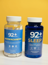 Load image into Gallery viewer, Discover the 92+ Calm & Restore Stress Relief Bundle to reduce stress and enhance relaxation. These plant-based supplements promote restful sleep and mental clarity.
