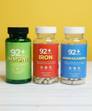 Load image into Gallery viewer, Boost your energy and vitality with the 92+ Iron Health Bundle. Combat iron deficiencies naturally, improve iron levels, and experience balanced wellness every day.