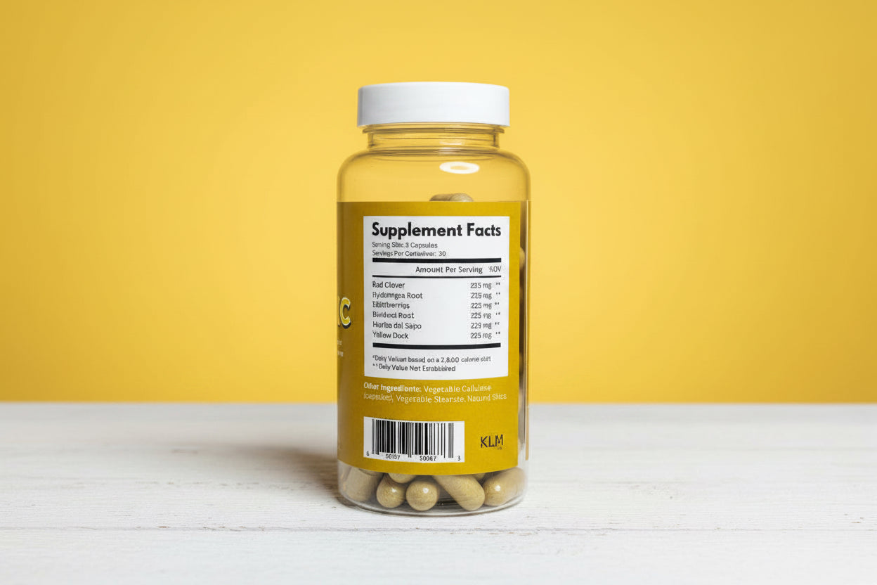 92+ Lymphatic Support Capsules- Plant Based Daily Wellness