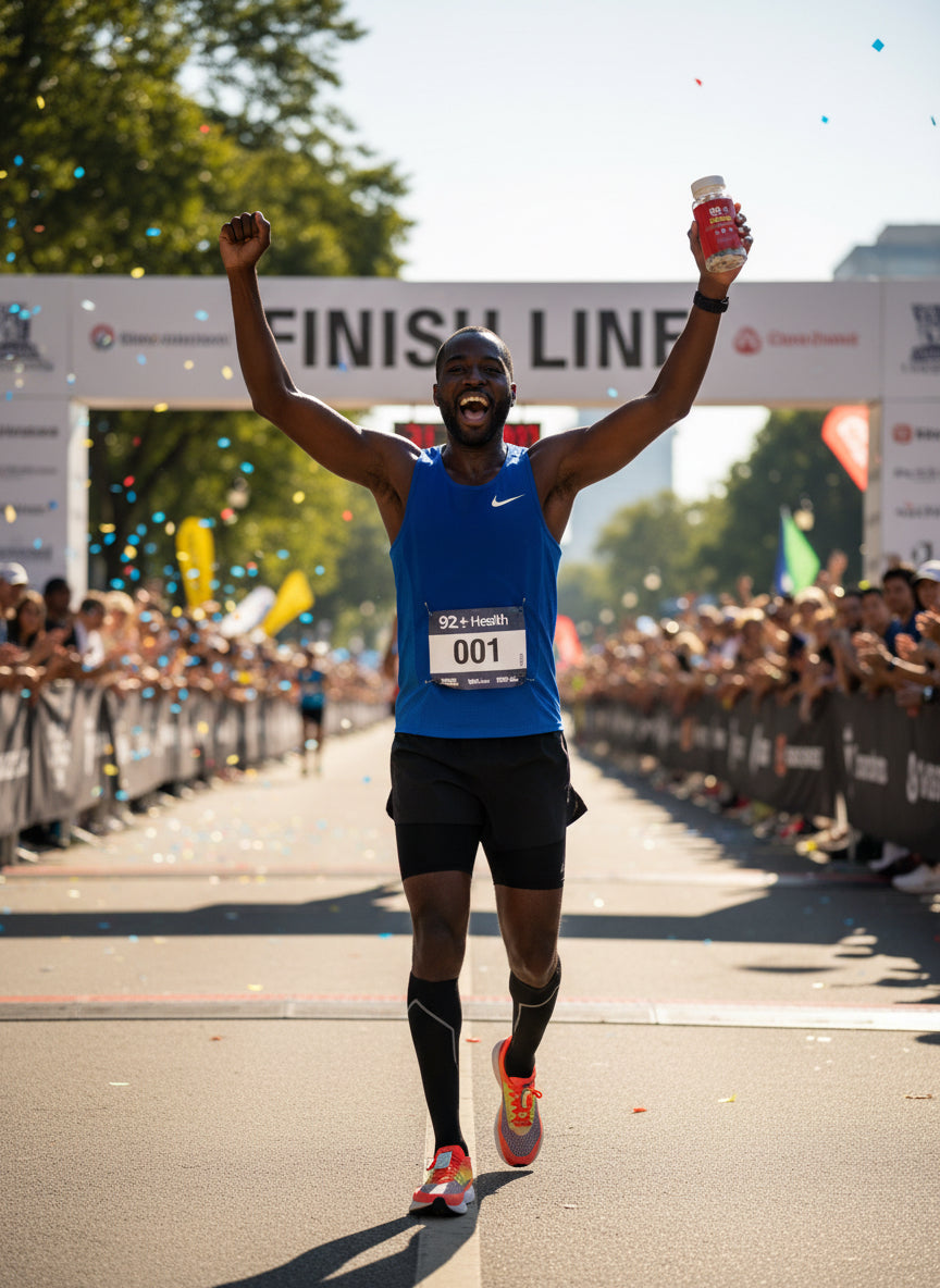 92+ Heart supplement bottle with Herbia Del Sapo capsules supporting cardiovascular health and balanced cholesterol levels