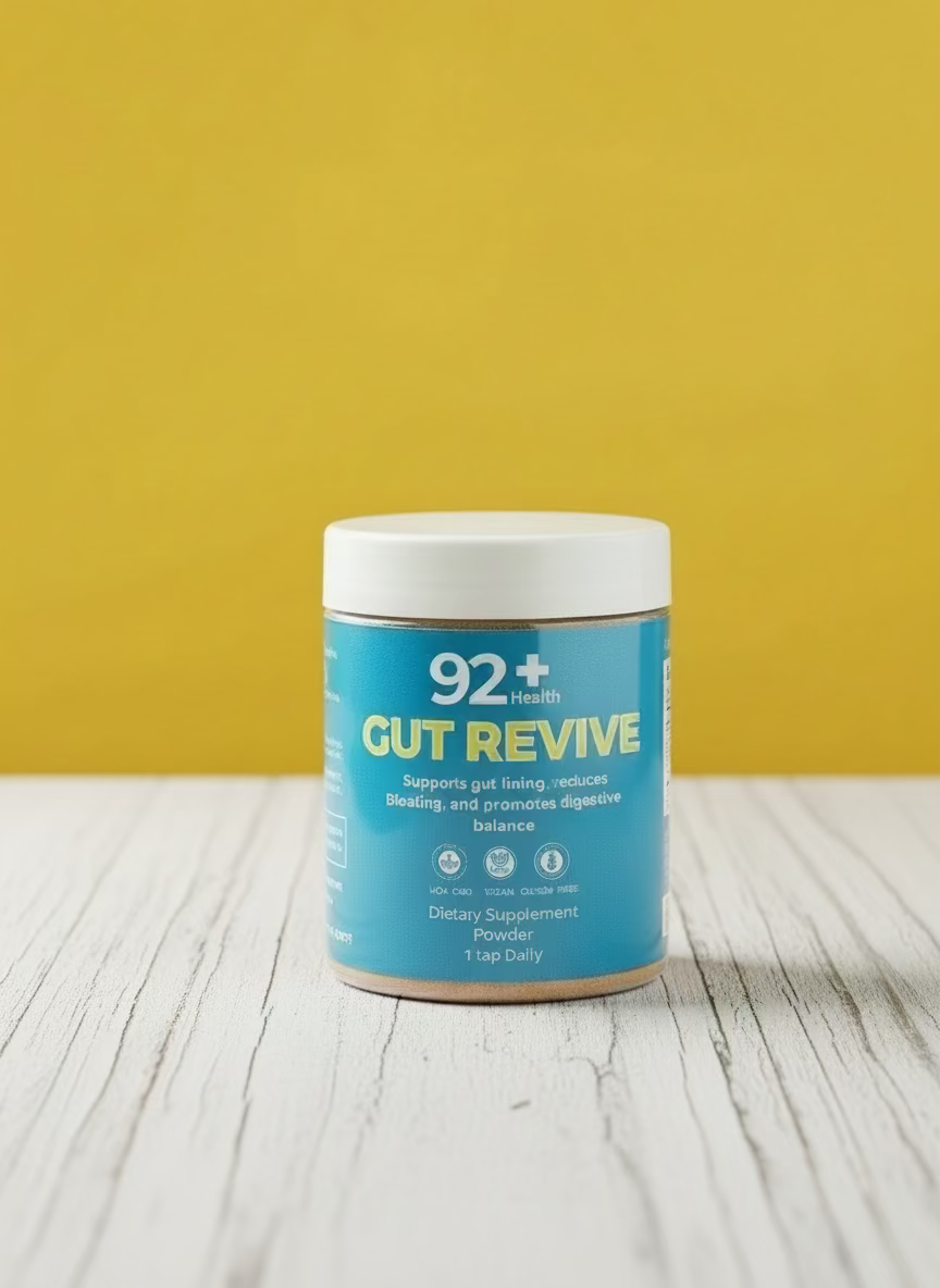 Gut Revive digestive supplement powder for gut lining support and bloating relief